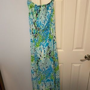 Lily Pulitzer Strapless Maxi Dress
